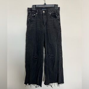 Aeropostale High Rise Super Wide Leg Jean